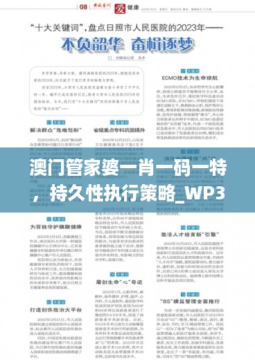 澳门管家婆一肖一码一特，持久性执行策略_WP31.45.96