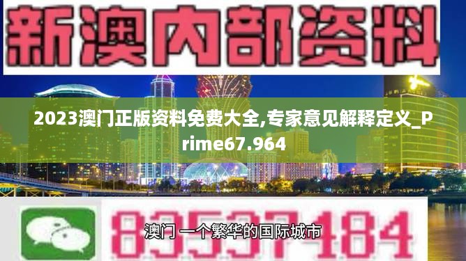 2023澳门正版资料免费大全,专家意见解释定义_Prime67.964