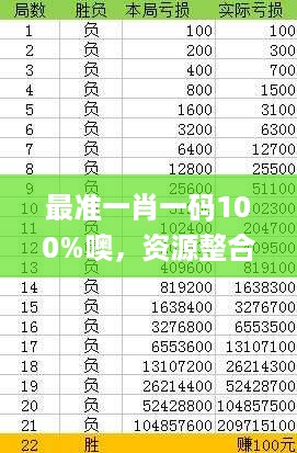 最准一肖一码100%噢，资源整合策略实施_ios50.49.99