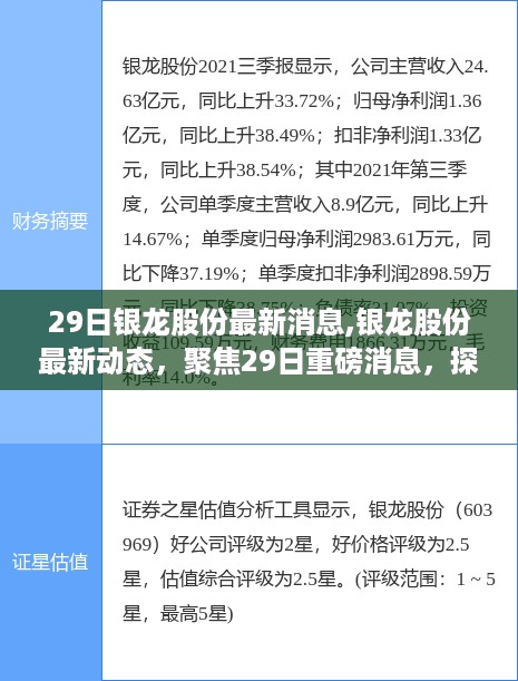 聚焦银龙股份最新动态，探寻行业地位与时代影响，揭秘重磅消息背后的故事