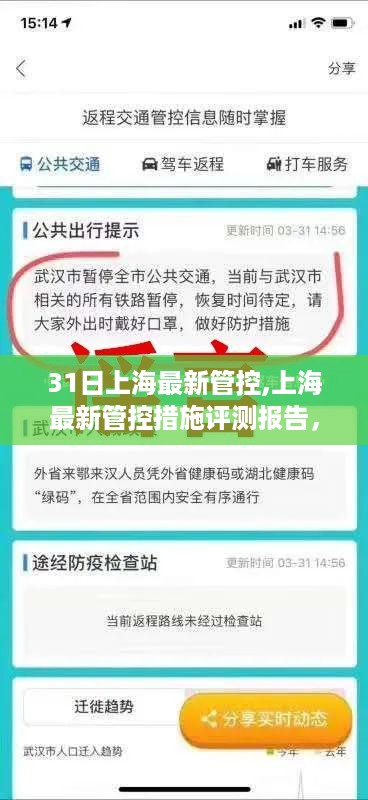 上海最新管控措施评测报告，特性、体验、对比与用户体验深度分析