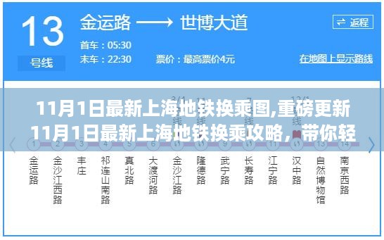 最新上海地铁换乘攻略，带你轻松穿梭魔都