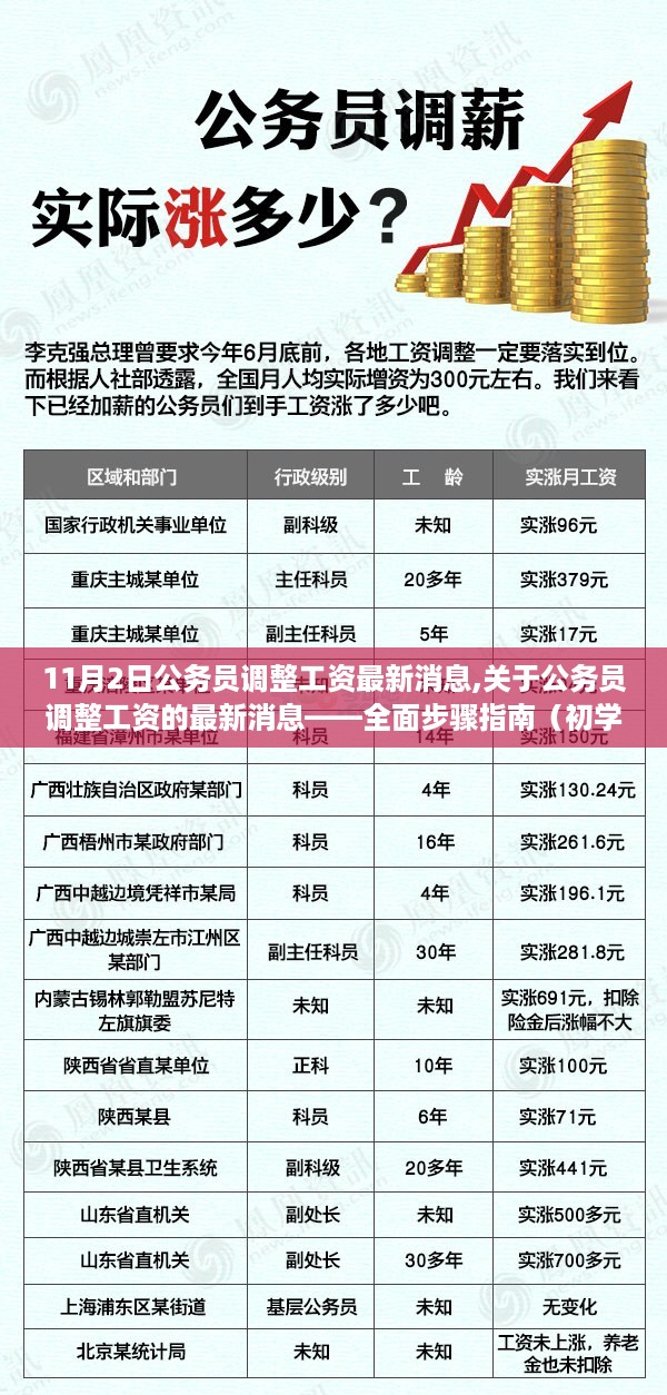 公务员工资调整最新动态，全面步骤指南（涵盖初学者与进阶用户）