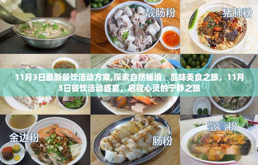 探索自然秘境，品味美食盛宴，11月3日餐饮活动启程心灵之旅