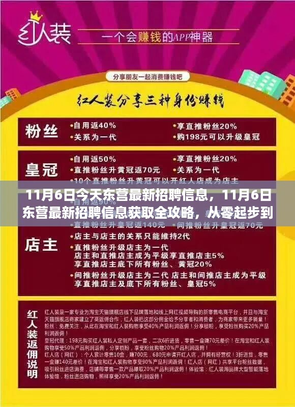 11月6日东营最新招聘信息获取全攻略，从零起步到成功应聘