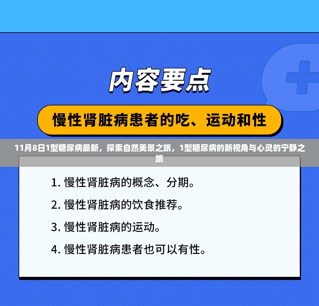 1型糖尿病新视角与心灵宁静之旅，探索自然美景的最新探索（11月8日更新）