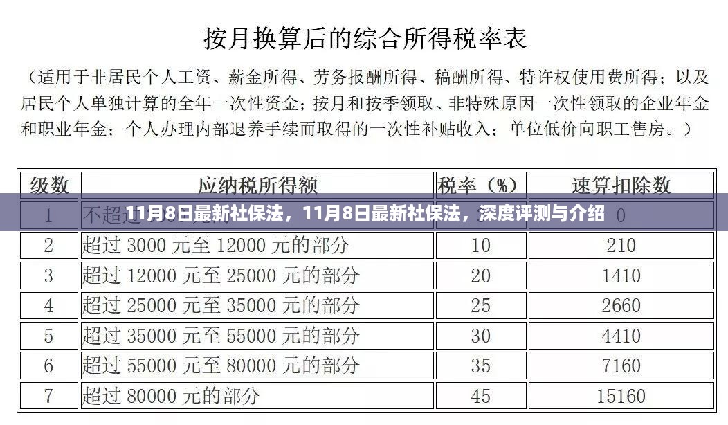 最新社保法深度评测与介绍，聚焦11月8日新法规