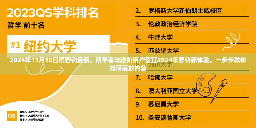 2024年野钓新体验指南，从初学者到进阶用户的高效钓鱼教程