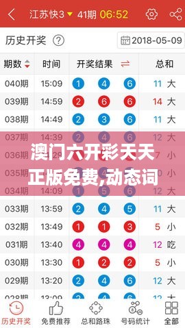 澳门六开彩天天正版免费,动态词语解析_公开版EHJ343.25