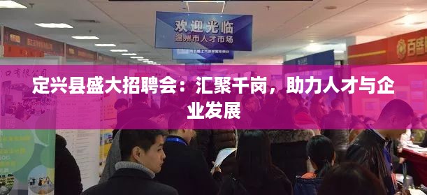 定兴县盛大招聘会：汇聚千岗，助力人才与企业发展