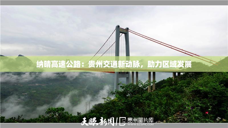 纳晴高速公路：贵州交通新动脉，助力区域发展