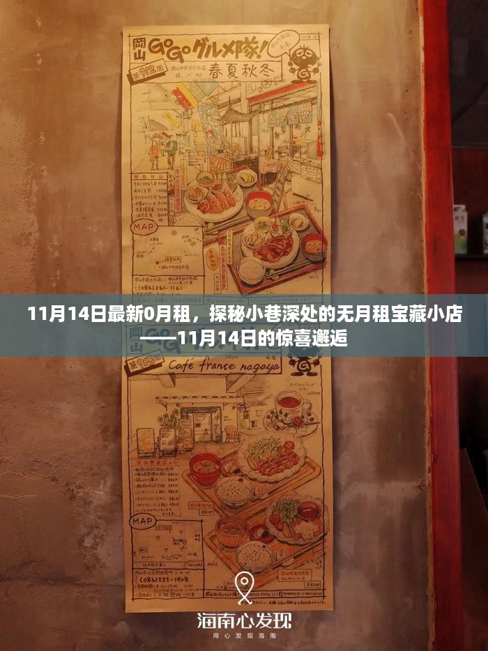 探秘小巷深处的无月租宝藏小店，惊喜邂逅于11月14日