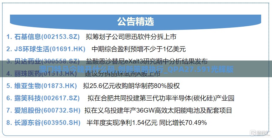 澳门特马今晚开什么码,创新策略执行_QPA27.591光辉版