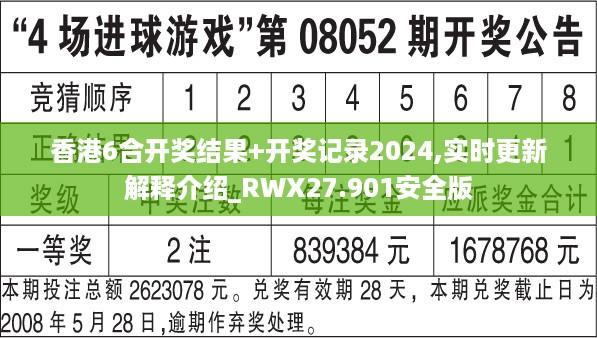 香港6合开奖结果+开奖记录2024,实时更新解释介绍_RWX27.901安全版