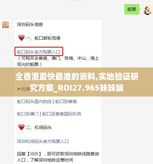 全香港最快最准的资料,实地验证研究方案_ROI27.965妹妹版