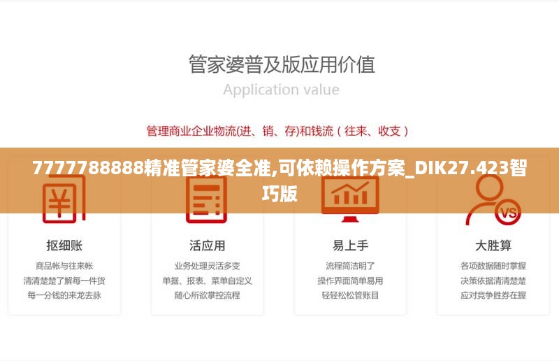 7777788888精准管家婆全准,可依赖操作方案_DIK27.423智巧版