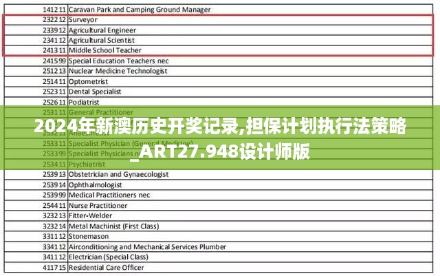 2024年新澳历史开奖记录,担保计划执行法策略_ART27.948设计师版