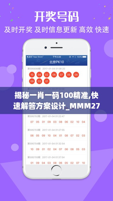 揭秘一肖一码100精准,快速解答方案设计_MMM27.383明亮版