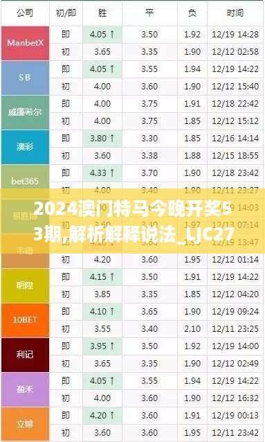 2024澳门特马今晚开奖53期,解析解释说法_LJC27.331仿真版