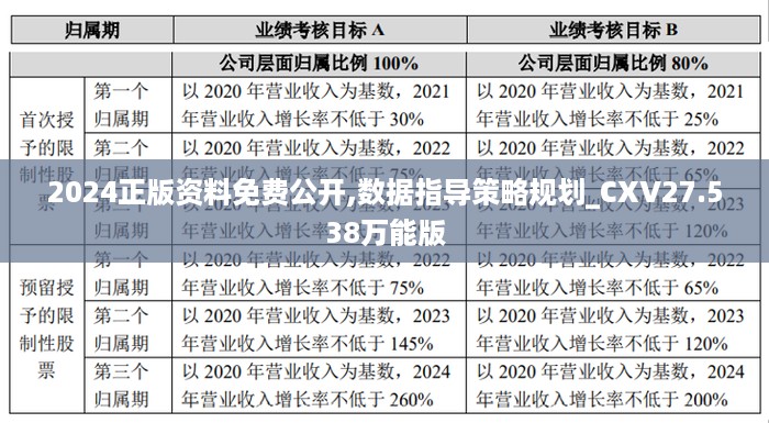 2024正版资料免费公开,数据指导策略规划_CXV27.538万能版