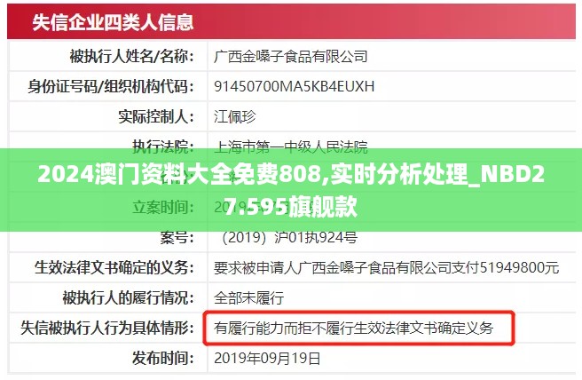 2024澳门资料大全免费808,实时分析处理_NBD27.595旗舰款