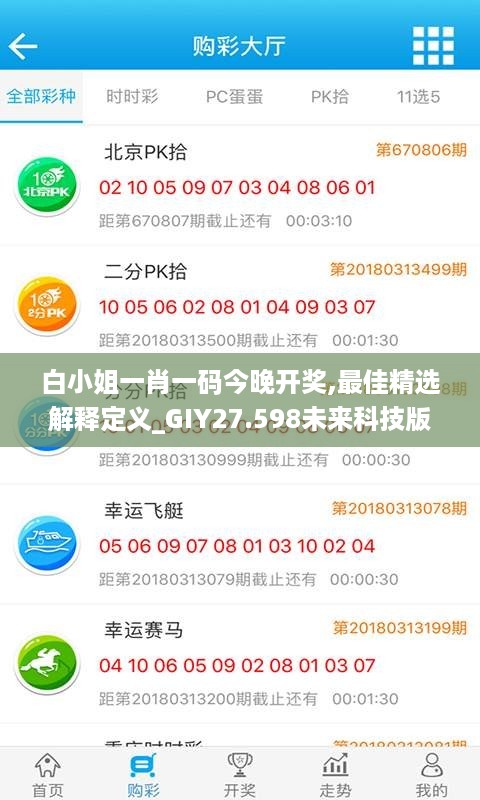 白小姐一肖一码今晚开奖,最佳精选解释定义_GIY27.598未来科技版