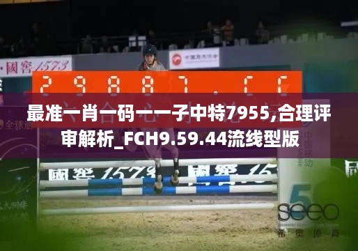 最准一肖一码一一子中特7955,合理评审解析_FCH9.59.44流线型版