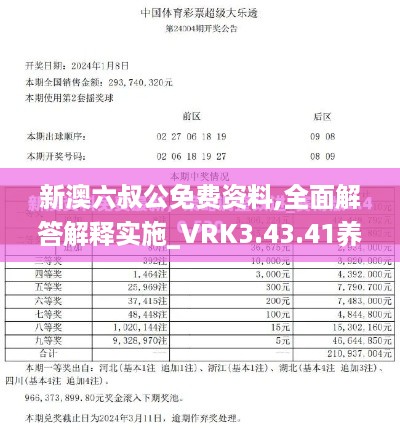 新澳六叔公免费资料,全面解答解释实施_VRK3.43.41养生版