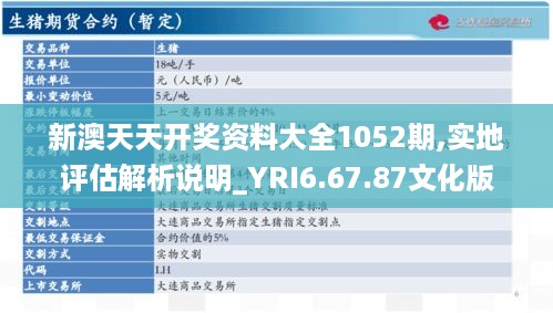 新澳天天开奖资料大全1052期,实地评估解析说明_YRI6.67.87文化版