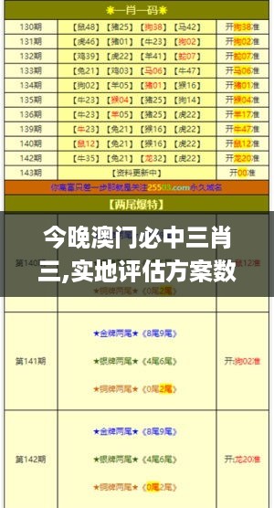 今晚澳门必中三肖三,实地评估方案数据_AUR1.68.27修改版