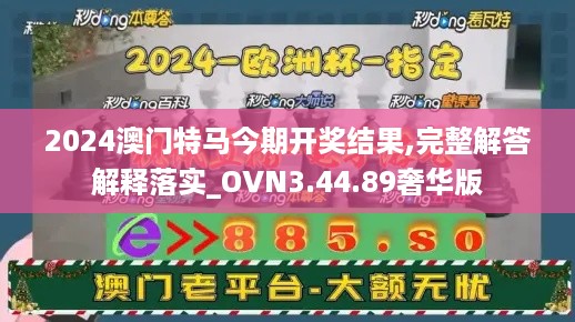 2024澳门特马今期开奖结果,完整解答解释落实_OVN3.44.89奢华版