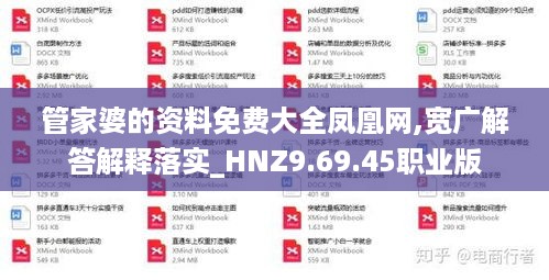 管家婆的资料免费大全凤凰网,宽广解答解释落实_HNZ9.69.45职业版