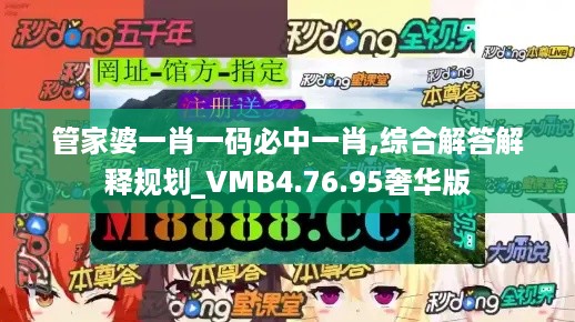 管家婆一肖一码必中一肖,综合解答解释规划_VMB4.76.95奢华版