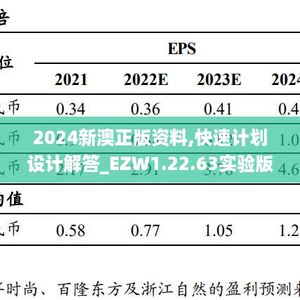 2024新澳正版资料,快速计划设计解答_EZW1.22.63实验版