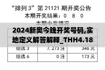 2024新奥今晚开奖号码,实地定义解答解释_THH4.18.24冒险版