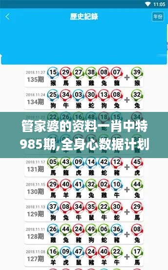 管家婆的资料一肖中特985期,全身心数据计划_NMA5.75.48散热版