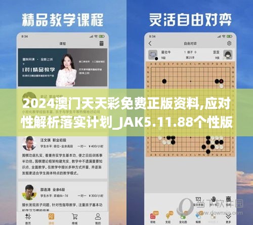 2024澳门天天彩免费正版资料,应对性解析落实计划_JAK5.11.88个性版