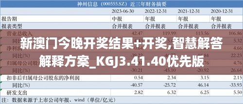 新澳门今晚开奖结果+开奖,智慧解答解释方案_KGJ3.41.40优先版