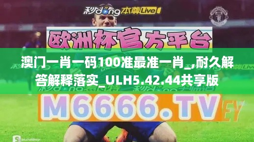 澳门一肖一码100准最准一肖_,耐久解答解释落实_ULH5.42.44共享版