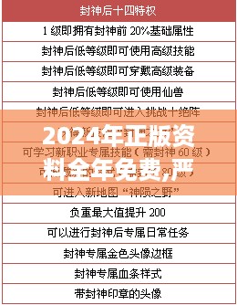 2024年正版资料全年免费,严密解答解释落实_FCE4.46.61活现版