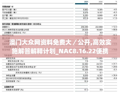 澳门大众网资料免费大／公开,高效实施解答解释计划_NAC8.16.22便携版