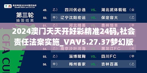 2024澳门天天开好彩精准24码,社会责任法案实施_VAV5.27.37梦幻版