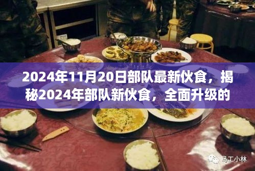 揭秘部队新伙食，全面升级的饮食指南与实操步骤（2024年部队最新伙食）