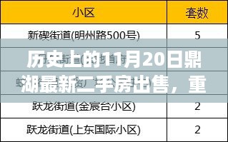 历史上的11月20日鼎湖最新二手房市场揭秘，优质房源重磅更新，等你来抢！