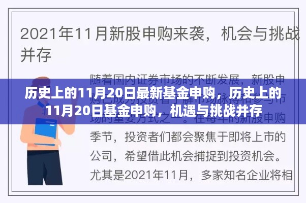 历史上的11月20日基金申购，机遇与挑战并存解析