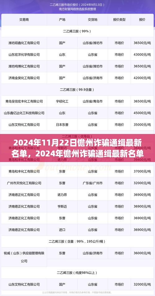 2024年儋州诈骗通缉名单最新公布，查询与防范指南