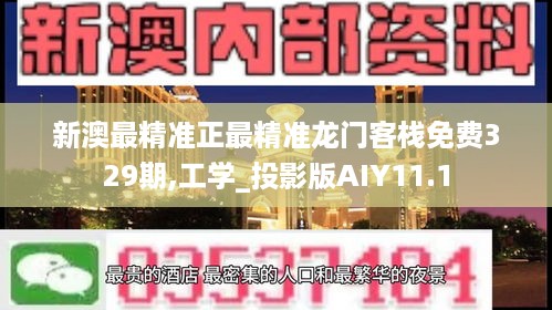 新澳最精准正最精准龙门客栈免费329期,工学_投影版AIY11.1