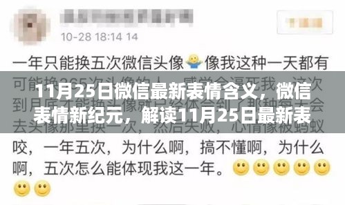 微信表情新纪元揭秘，解读最新表情背后的故事与意义（11月25日更新）