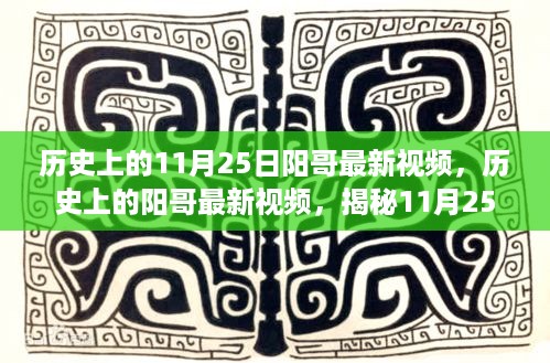 揭秘，历史上的阳哥最新视频与11月25日的背后故事及深远影响