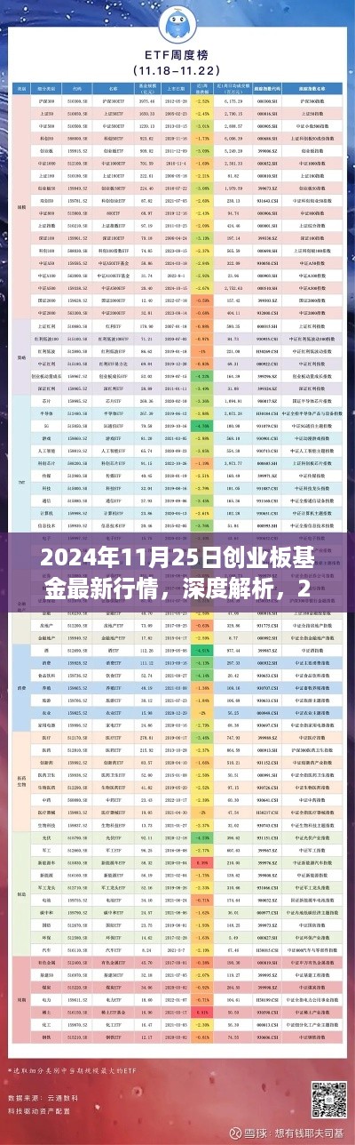 2024年11月25日创业板基金最新行情深度解析与全方位评测